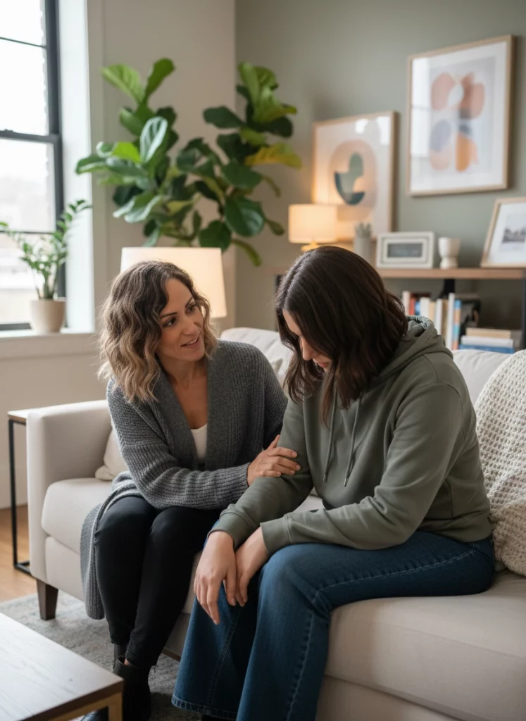 Psychologische Begleitung in Krisenzuständen.