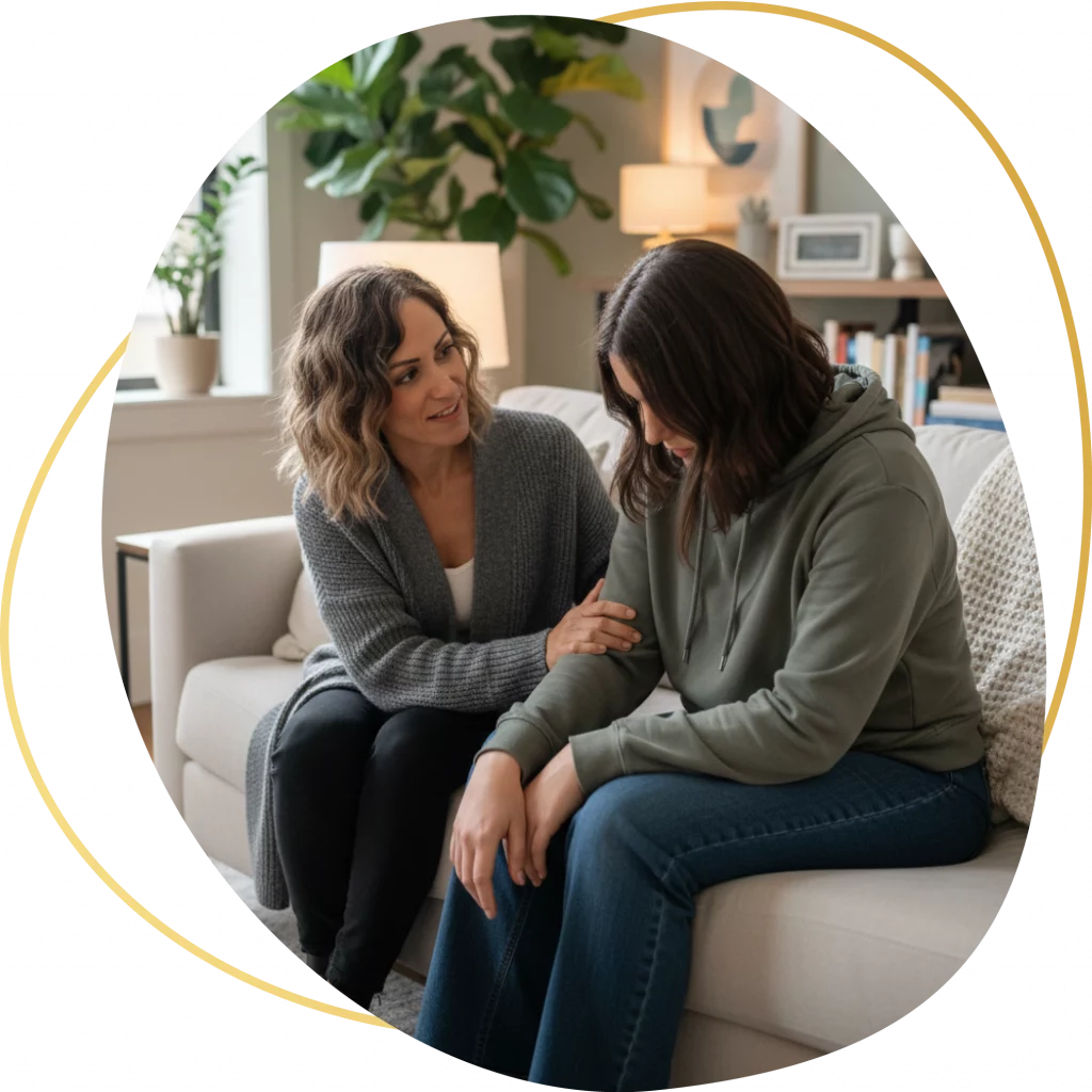 Psychologische Begleitung in Krisenzuständen.