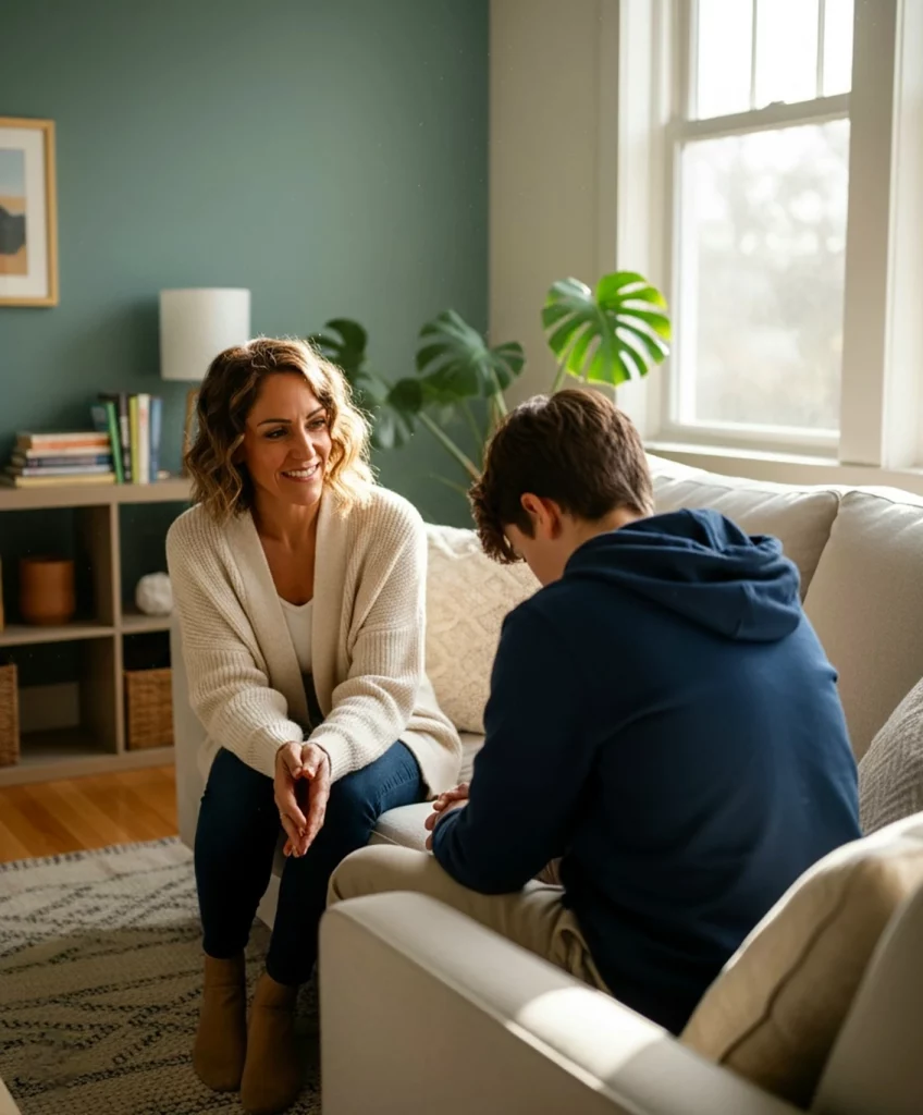Psychologische Beratung bei Überforderung.